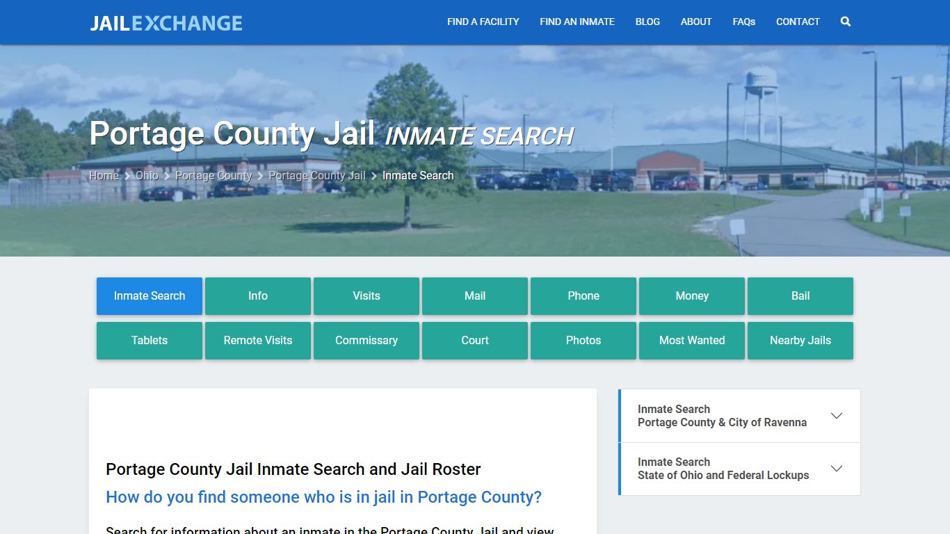 Inmate Search: Roster & Mugshots - Portage County Jail, OH